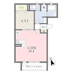 手柄駅 徒歩17分 2階の物件間取画像